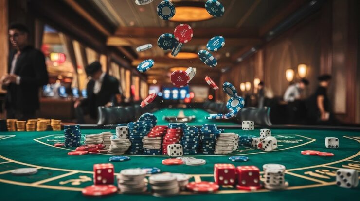 Live dealer interface showing Ikan Hoki table on langit 77